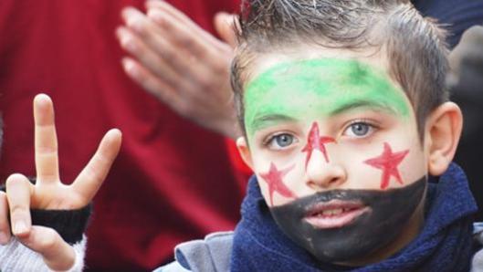 Syrian child protester